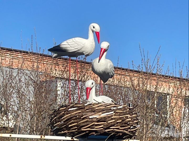 Гнездо декоративное искусственный ротанг