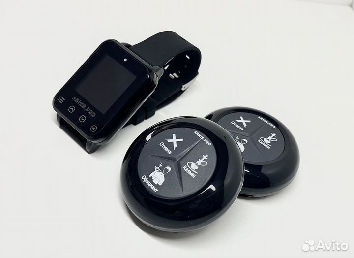 Кнопка вызова официанта влагозащищенная комплект