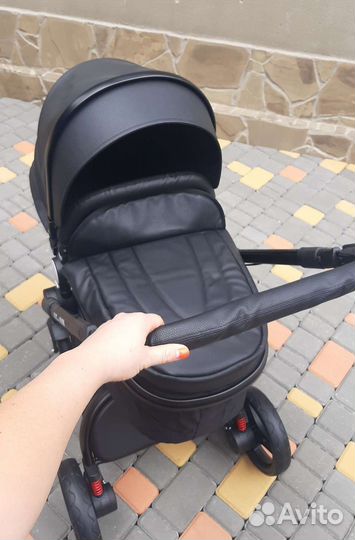 Коляска 2в1 black Aulon Стиль на 360*(Новая)