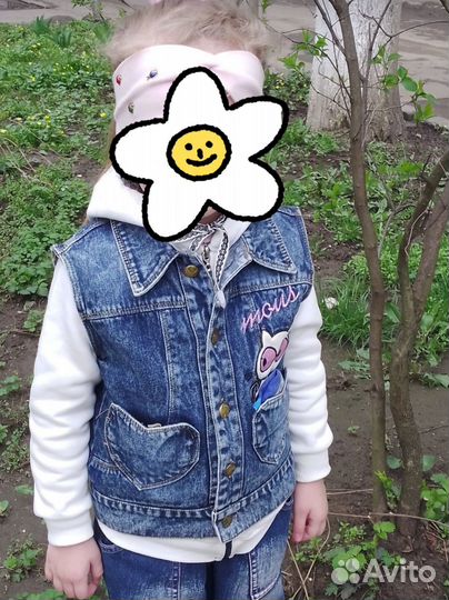 Пакет вещей для девочки 122-134 сарафан, платье