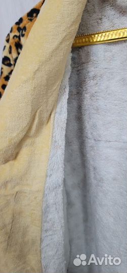 Халат банный леопардовый