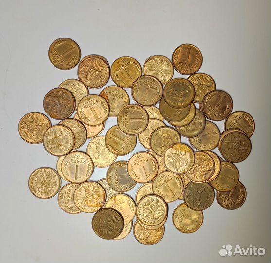 1 рубль 1992 года. ммд, Л, М. 60 шт