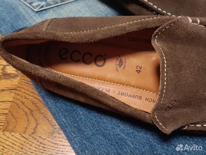 Мокасины мужские Ecco 42(28см) новые оригинал