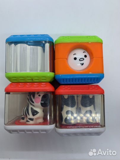 Сенсорные кубики fisher price