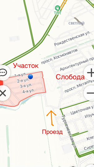 Участок 7,8 сот. (СНТ, ДНП)