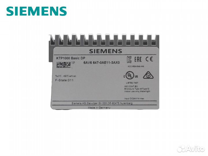 Панель оператора Siemens 6AV6647-0AE11-3AX0