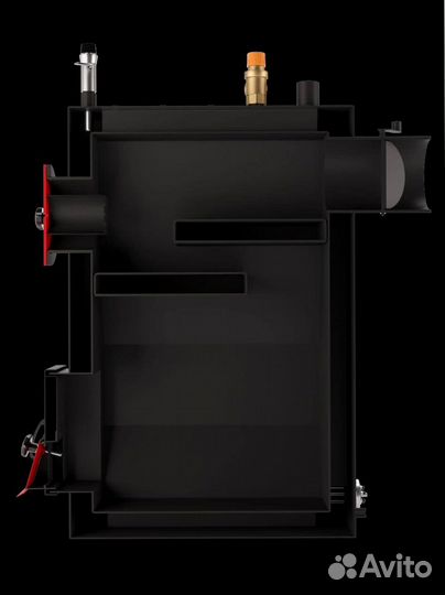 Твердотопливный котёл 65 квт