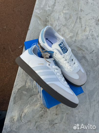 Adidas Samba OG white blue