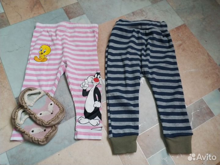 Штанишки для девочки 80