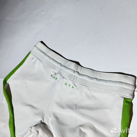 Спортивные штаны клеш Nike Gym White Pants Y2K