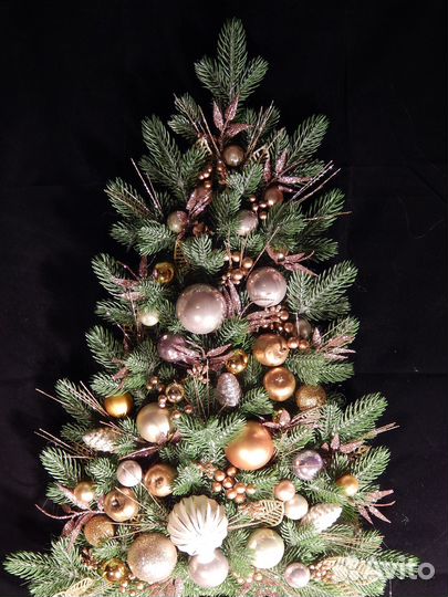 Новогодний венок- Снежинка, Настенная ёлочка