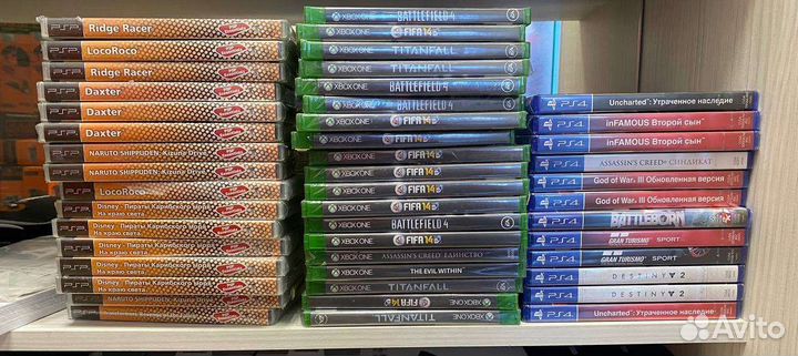 Диски для PS4, xbox, PSP