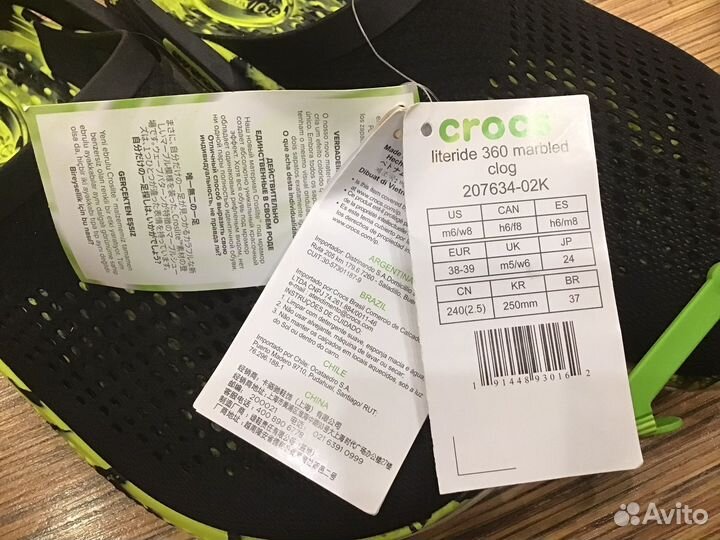 Crocs Literide 360 р. 37/38, 38/39, оригинал