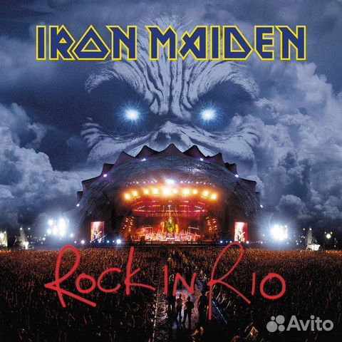 Виниловая пластинка Iron Maiden rock IN RIO (180 G