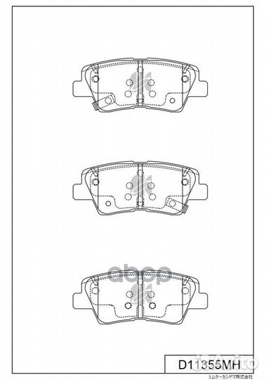 Колодки зад.hyundai solaris, I10, I30, I40, tucson