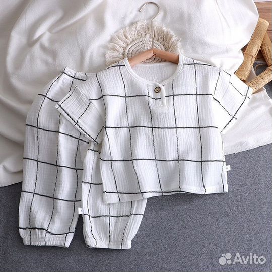 Муслиновый костюм платье 80 86 92 98