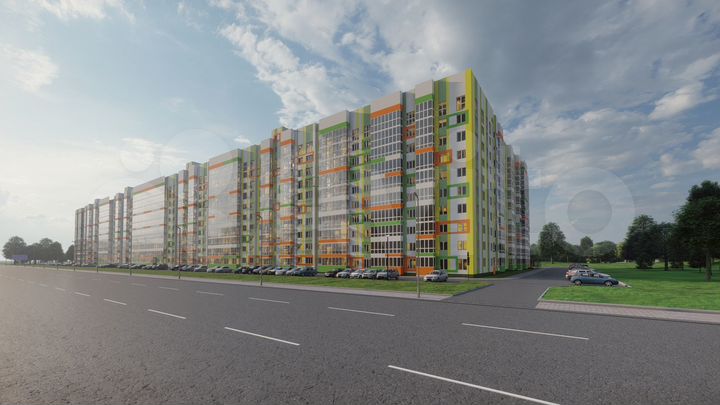 2-к. квартира, 49,5 м², 10/10 эт.