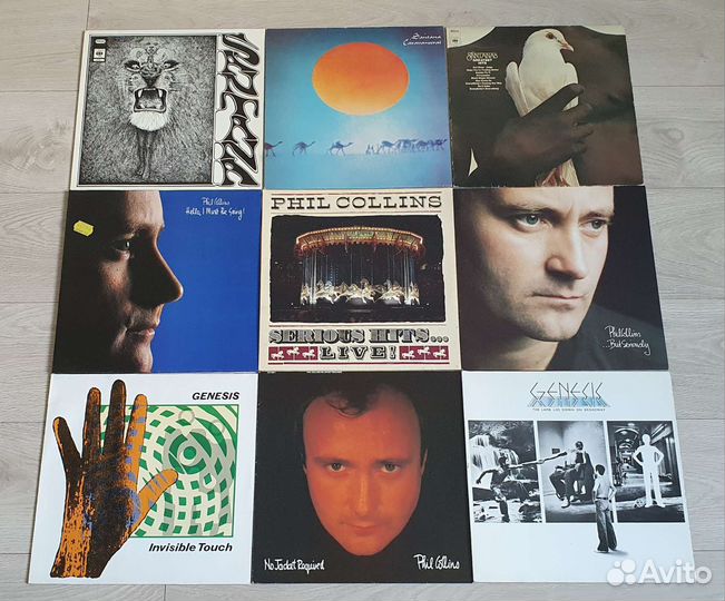 Phil Collins, Genesis, Santana