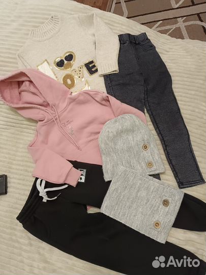 Детские вещи пакетом на девочку 110 - 122