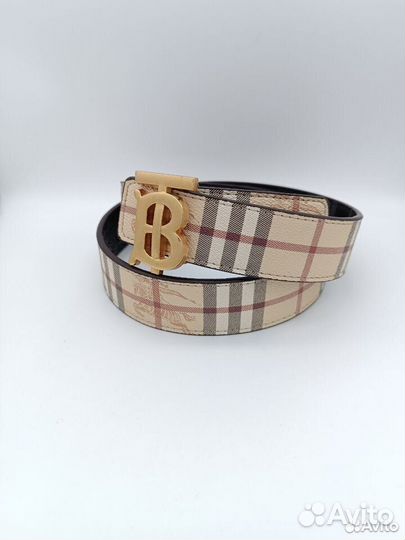 Ремень Burberry мужской натуральная кожа люкс
