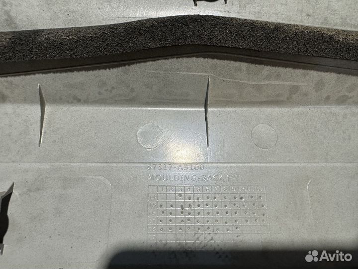 Накладка задней двери KIA Carnival