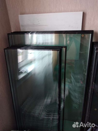 Стеклопакеты новые, балконная створка бу