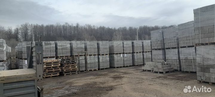 2х пустотный керамзитный блок ISO9493