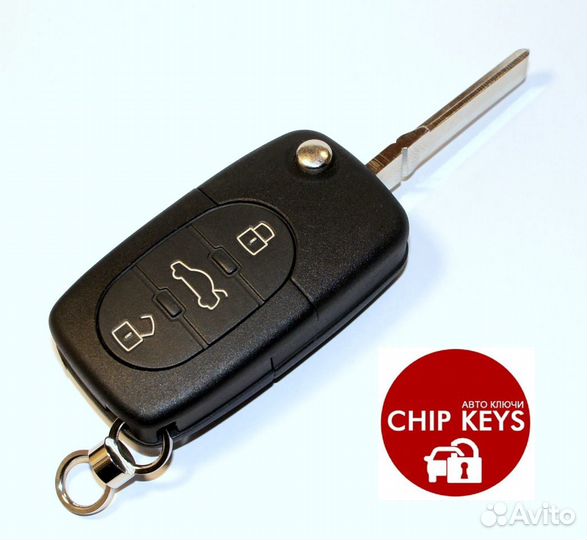 Ключ зажигани Audi A4 / 8Z0837231D / 3 кн, 433 Мгц