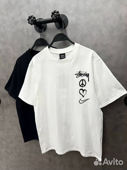 Стильные футболки Stussy(2024)оверсайз