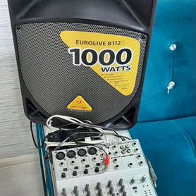 Профессиональная колонка behringer 1.000 Вт