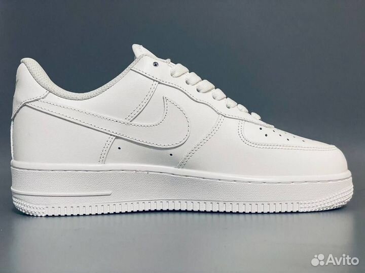 Кроссовки nike air force 1 белые