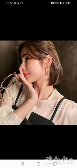 Серьги цепи