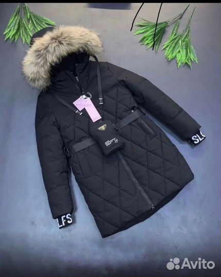 Зимний пуховик для девочки 164 детская куртка