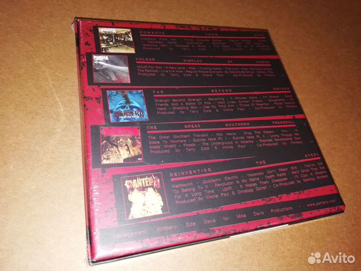 Pantera - Comp. Studio Albums 1990-2000 -5xCD Box