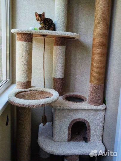 Домики когтеточки для кошек. Изготовление на заказ