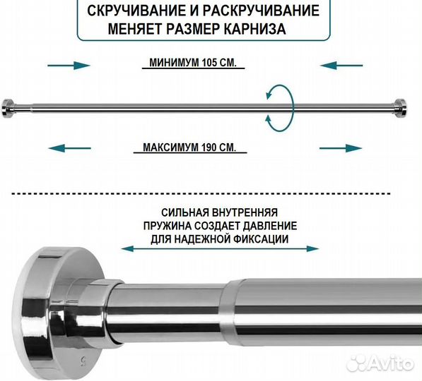 Карниз для ванной IKEA