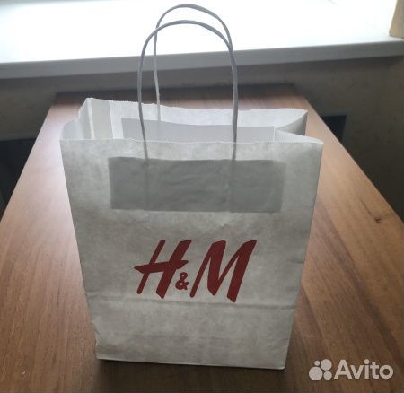 Крафт пакеты H&M