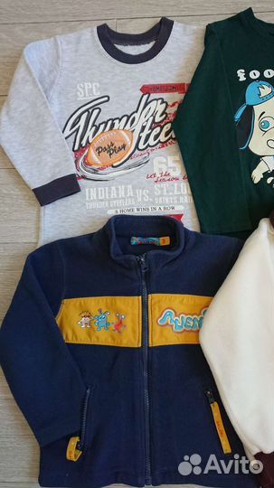 Флисовая кофта, лонгслив 98-104