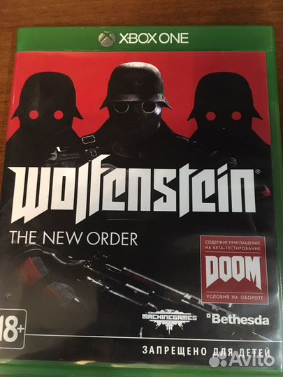 Wolfenstein the new order xbox one