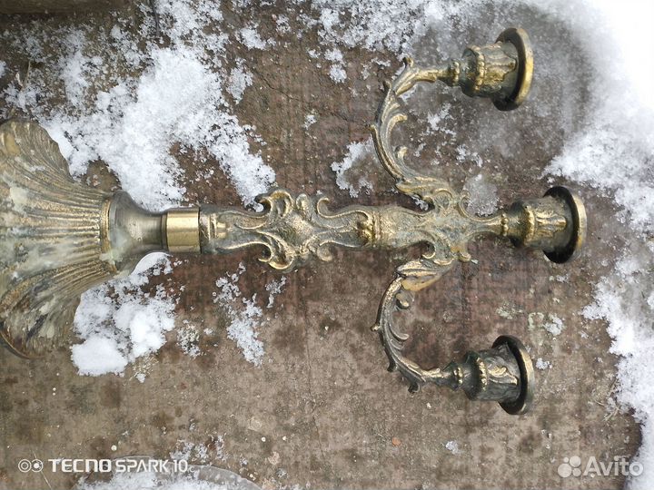 Бронзовые подсвечники