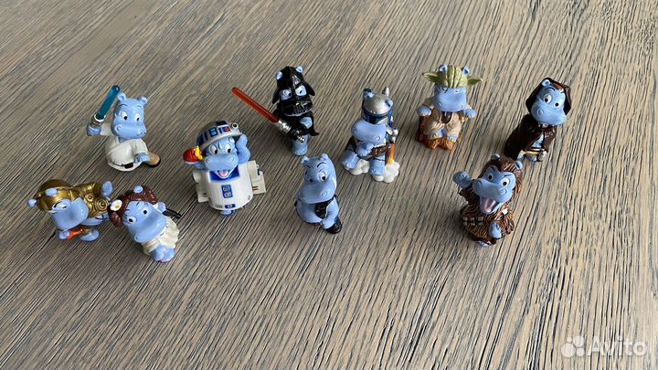 Бегемоты Star Wars, киндер-сюрприз