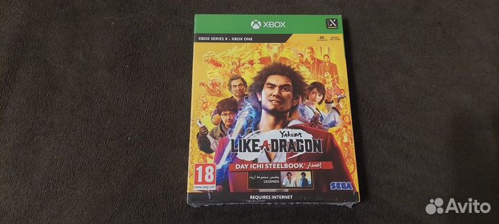 Yakuza Like a dragon Xbox Русс суб Новая Steelbook