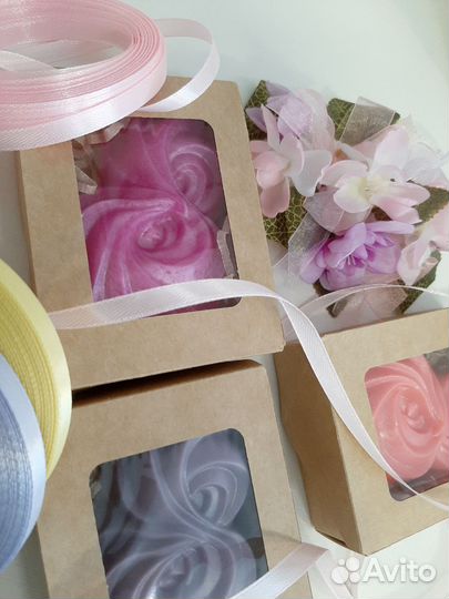 Мыло ручной работы воздушное безе