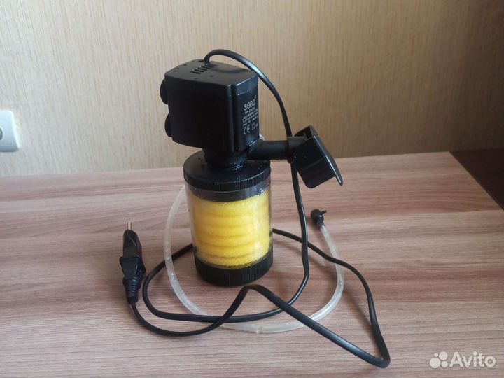Фильтр и аэратор для аквариума
