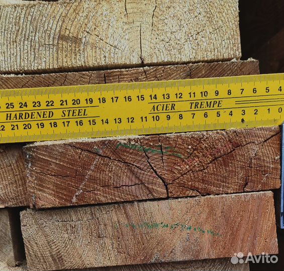 Шлифованные доски лиственницы 50x130 мм, идеальное