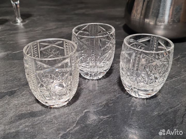 Стопки хрустальные СССР