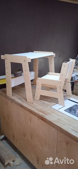 Растущий стул и стол