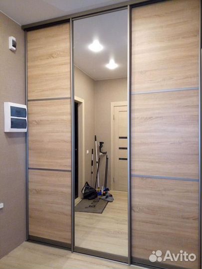 Двери купе с зеркалом и дсп шк-175