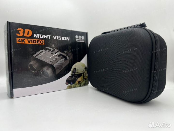 3D night vision 4K video бинокль ночного видения