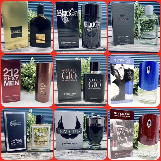 Туалетная вода духи одеколон мужские ароматы